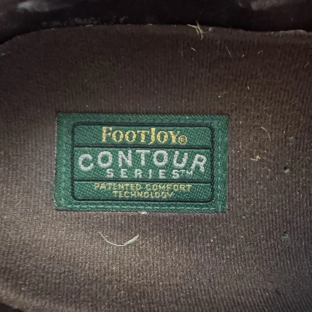 FootJoy Men's Brown Contour Series Golf Shoes Size 12 Classic Leather Golf